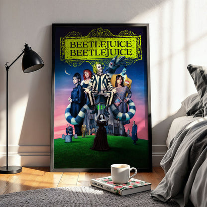 Flex Designs Poster Beetlejuice Beetlejuice 11 x 17" Home Goods - Movie 2024 Movie Poster