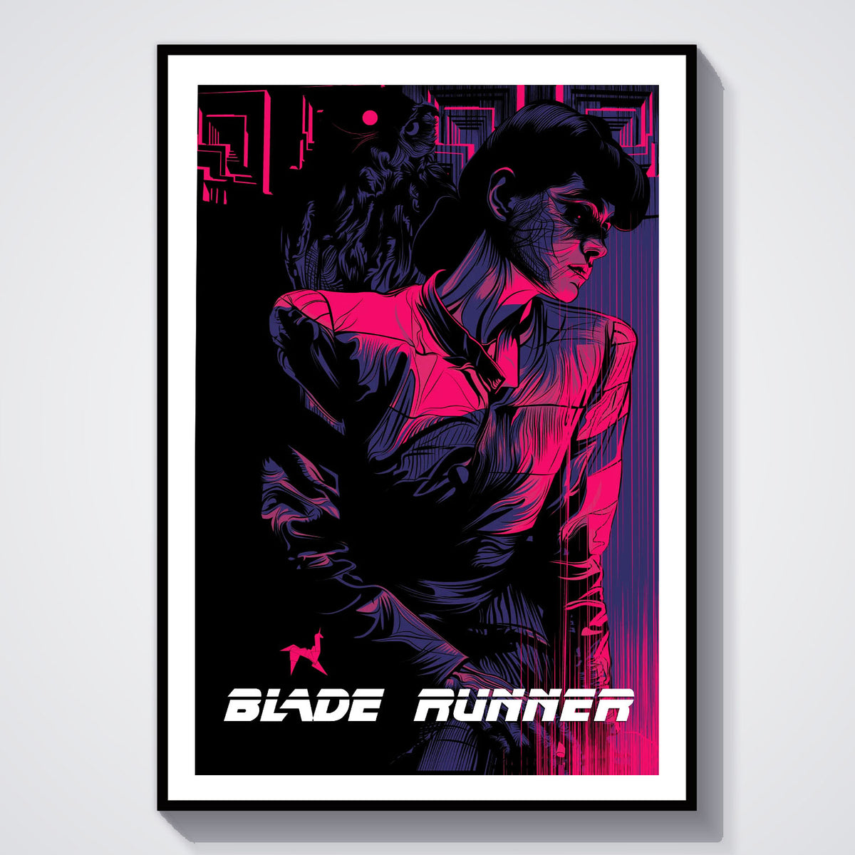 Flex Designs Poster Blade Runner Sketch 5 x 7" Home Goods - Movie 1982 Movie Poster
