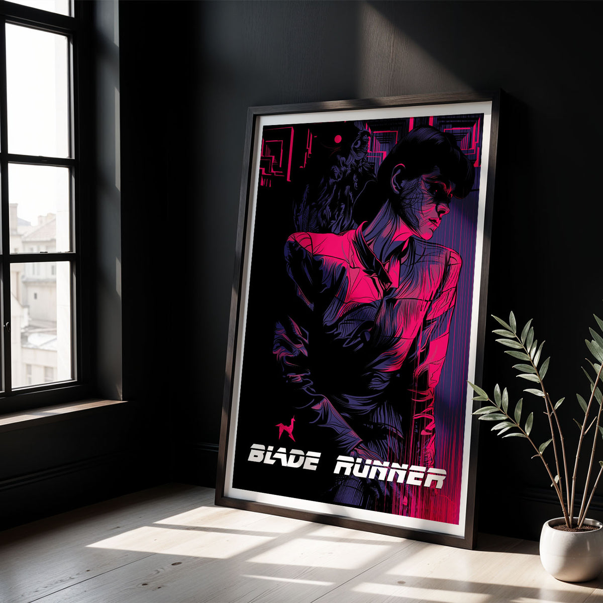 Flex Designs Poster Blade Runner Sketch 5 x 7" Home Goods - Movie 1982 Movie Poster