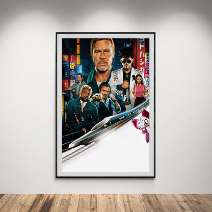 Flex Designs Poster Bullet Train Sketch 5 x 7" Home Goods - Movie 2022 Movie Poster