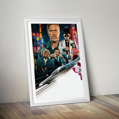 Flex Designs Poster Bullet Train Sketch 5 x 7" Home Goods - Movie 2022 Movie Poster