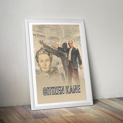 Flex Designs Poster Citizen Kane Cartoon 5 x 7" Home Goods - Movie 1941 Movie Poster
