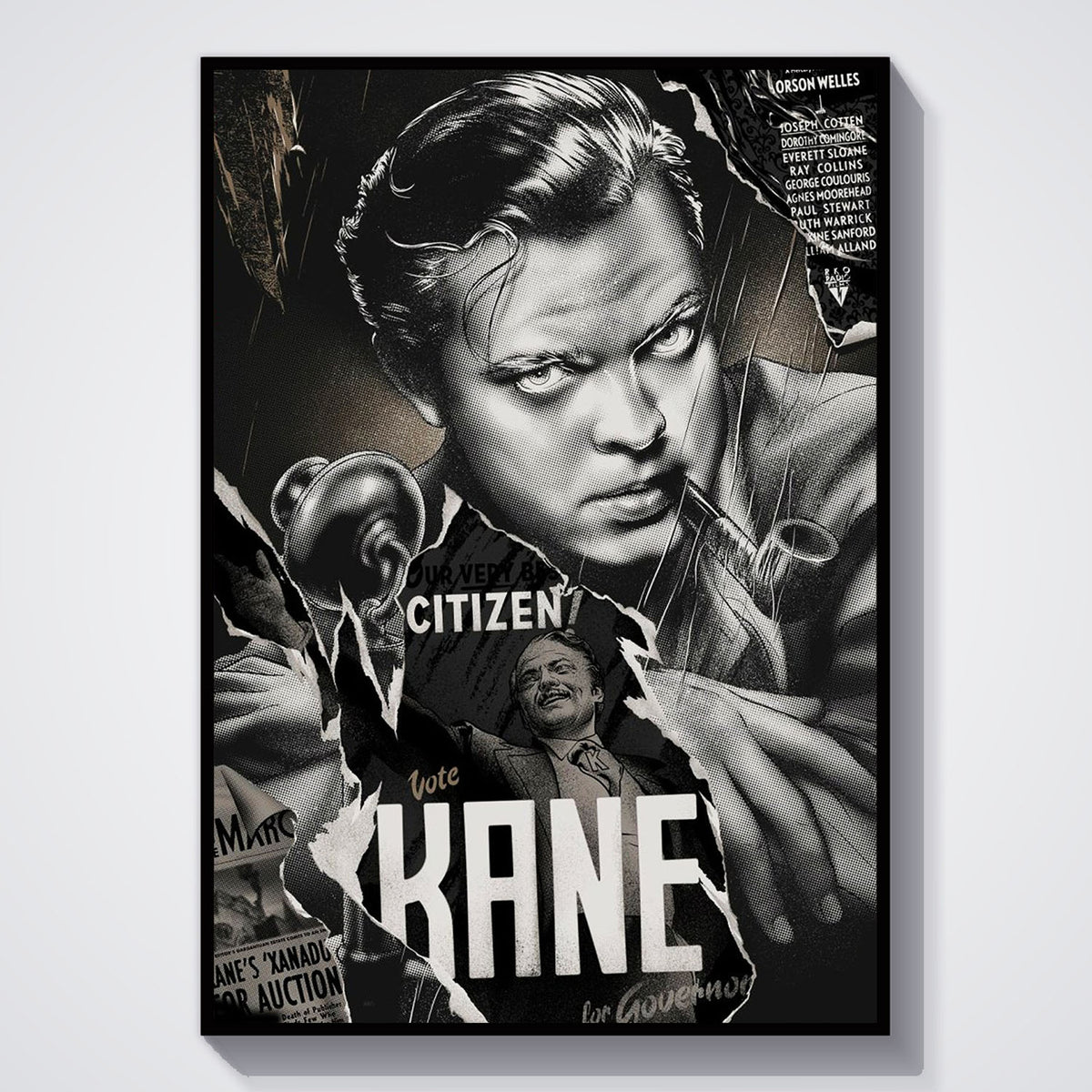 Flex Designs Poster Citizen Kane Sketch 11 x 17" Home Goods - Movie 1941 Movie Poster