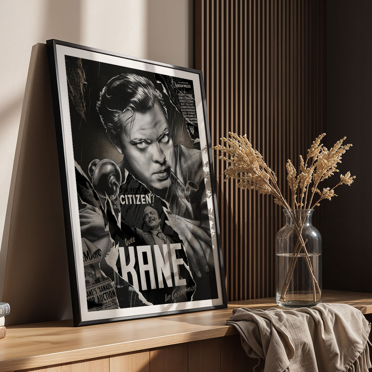 Flex Designs Poster Citizen Kane Sketch 11 x 17" Home Goods - Movie 1941 Movie Poster