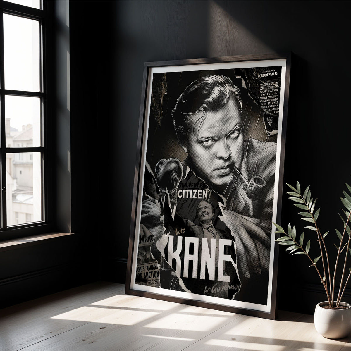 Flex Designs Poster Citizen Kane Sketch 5 x 7" Home Goods - Movie 1941 Movie Poster