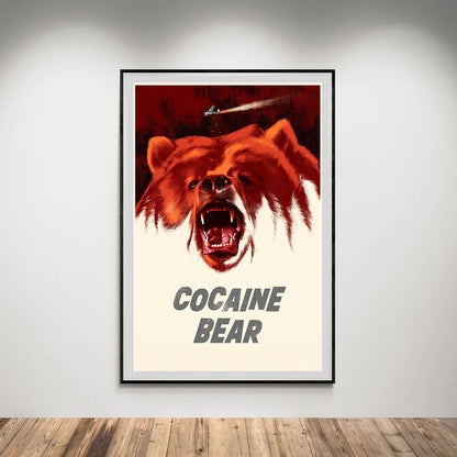 Flex Designs Poster Cocaine Bear 5 x 7" Home Goods - Movie 2023 Movie Poster
