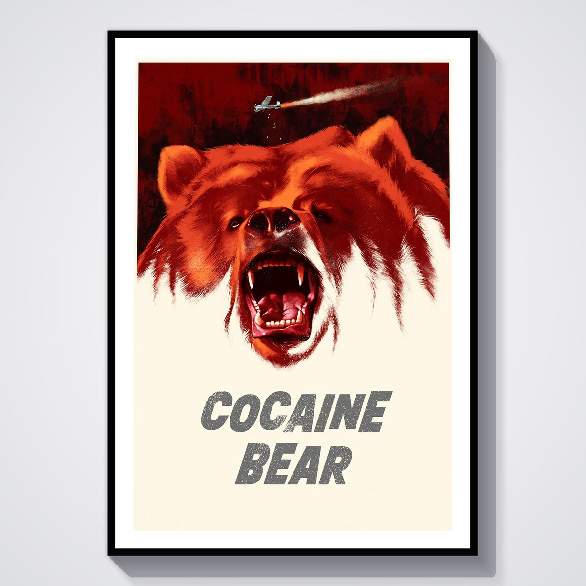 Flex Designs Poster Cocaine Bear 5 x 7" Home Goods - Movie 2023 Movie Poster