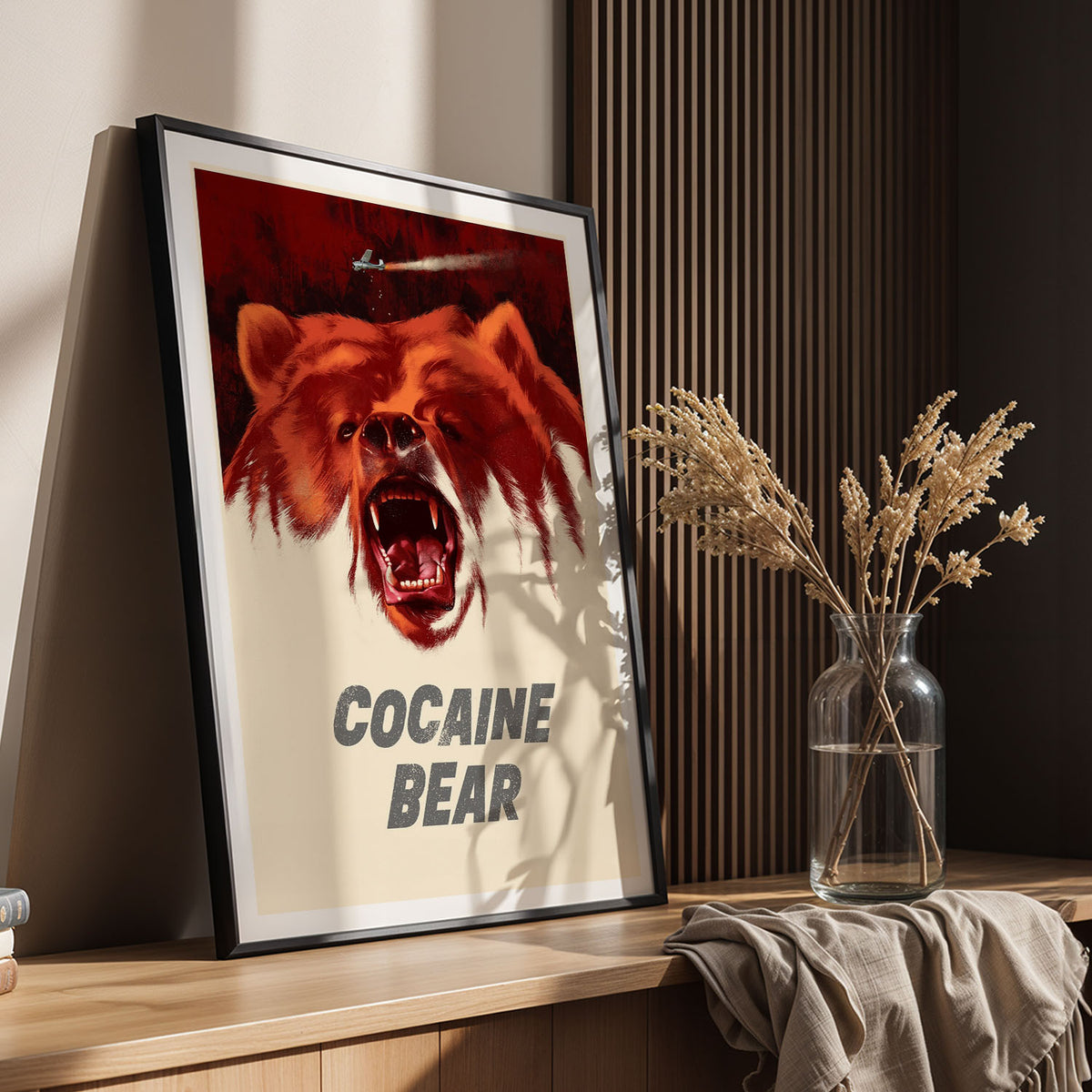 Flex Designs Poster Cocaine Bear 11 x 17" Home Goods - Movie 2023 Movie Poster