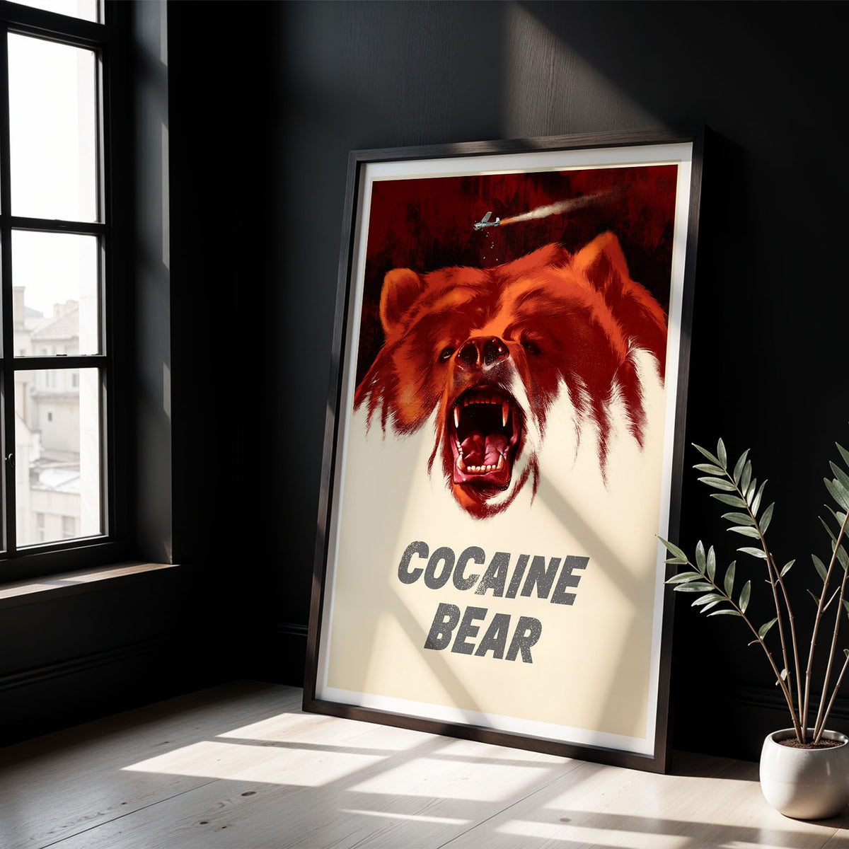 Flex Designs Poster Cocaine Bear 5 x 7" Home Goods - Movie 2023 Movie Poster