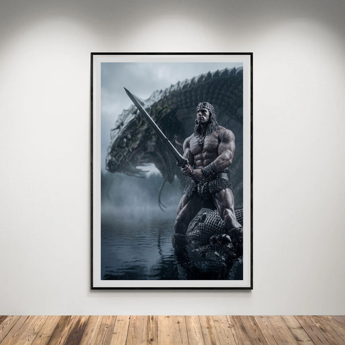 Flex Designs Poster Conan the Barbarian Textless 5 x 7" Home Goods - Movie 1982 Movie Poster