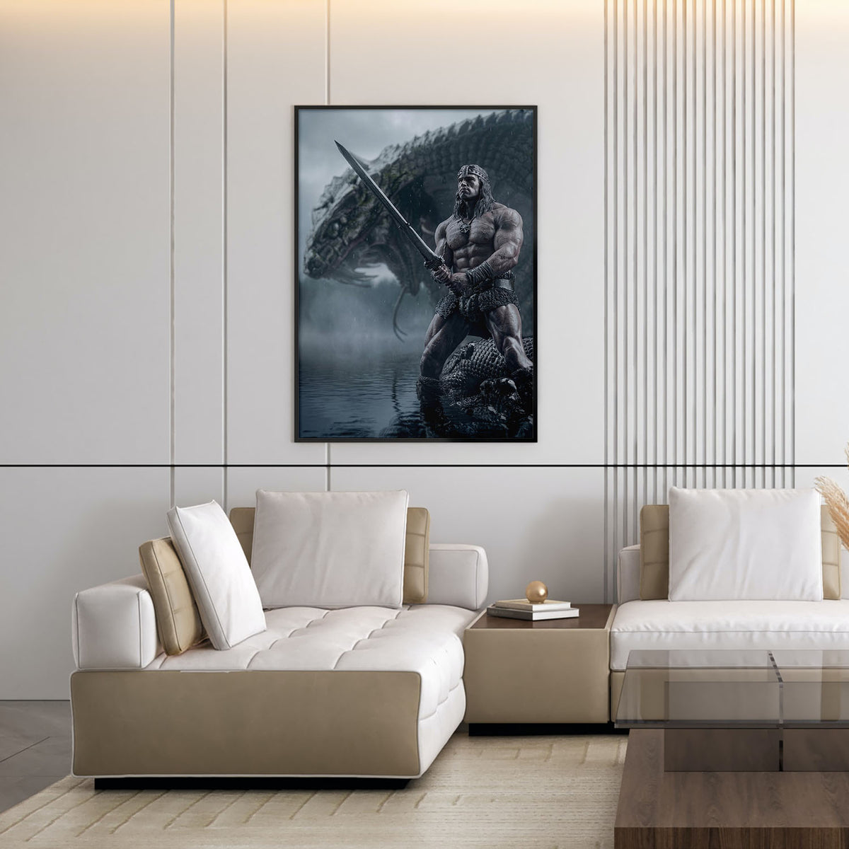 Flex Designs Poster Conan the Barbarian Textless 11 x 17" Home Goods - Movie 1982 Movie Poster