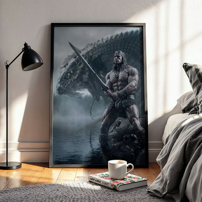Flex Designs Poster Conan the Barbarian Textless 11 x 17" Home Goods - Movie 1982 Movie Poster