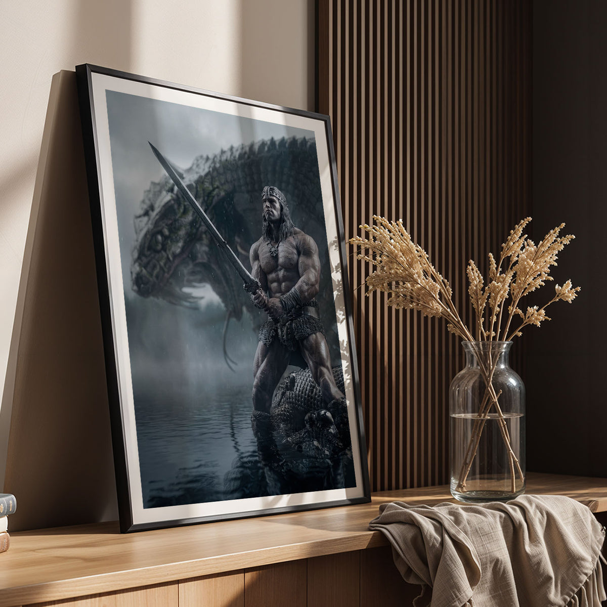 Flex Designs Poster Conan the Barbarian Textless 11 x 17" Home Goods - Movie 1982 Movie Poster