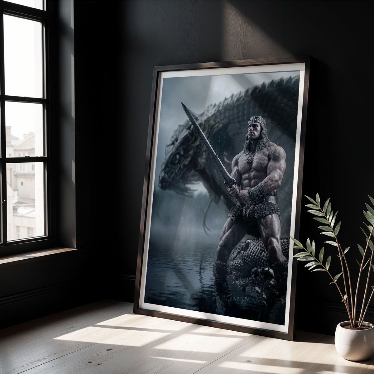 Flex Designs Poster Conan the Barbarian Textless 5 x 7" Home Goods - Movie 1982 Movie Poster