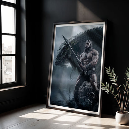 Flex Designs Poster Conan the Barbarian Textless 5 x 7" Home Goods - Movie 1982 Movie Poster