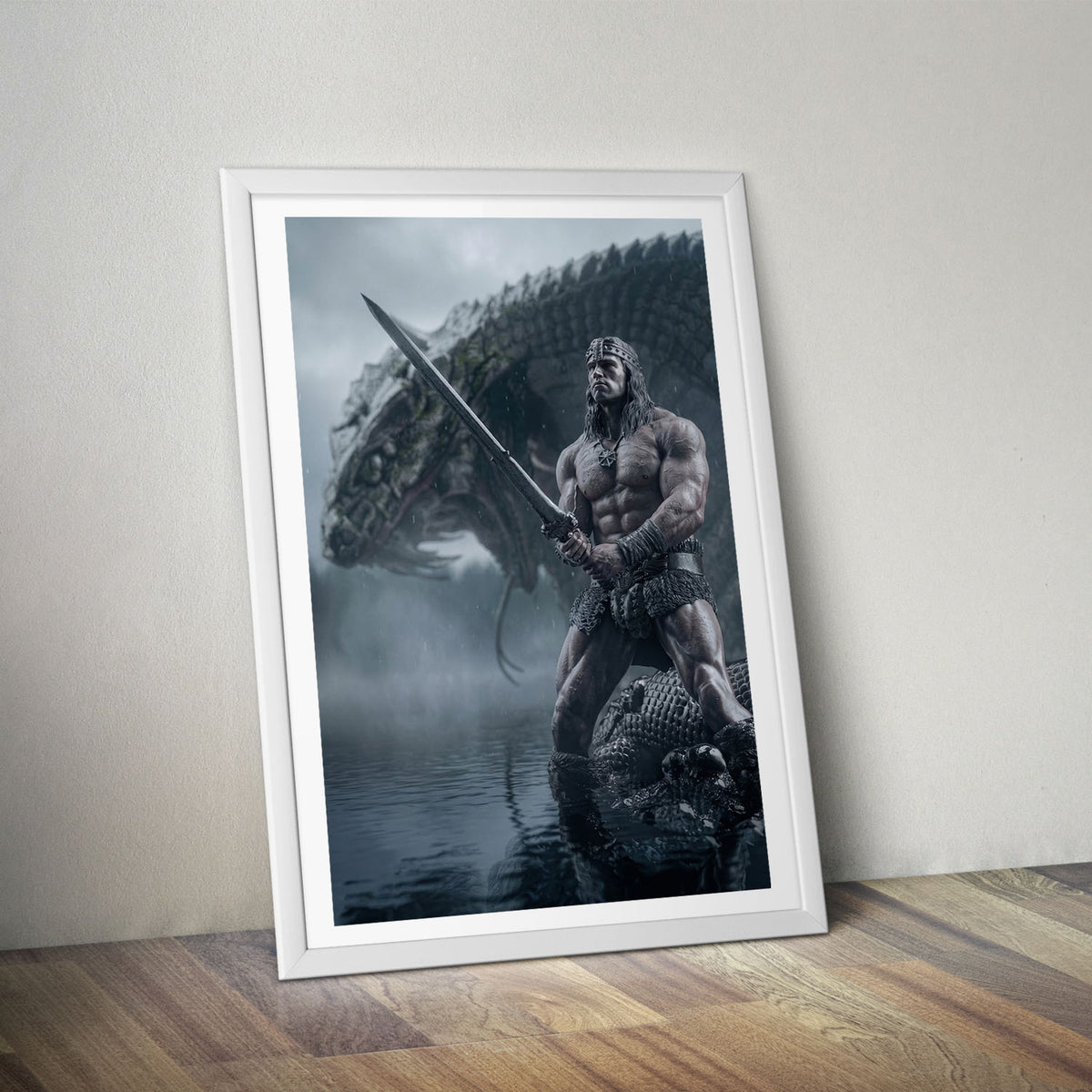 Flex Designs Poster Conan the Barbarian Textless 5 x 7" Home Goods - Movie 1982 Movie Poster