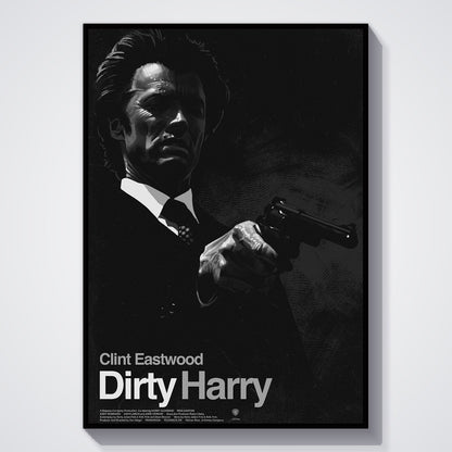 Flex Designs Poster Dirty Harry 11 x 17" Home Goods - Movie 1971 Movie Poster