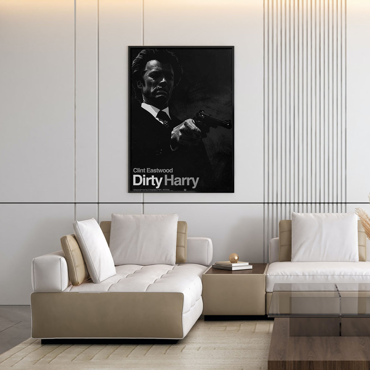 Flex Designs Poster Dirty Harry 11 x 17" Home Goods - Movie 1971 Movie Poster