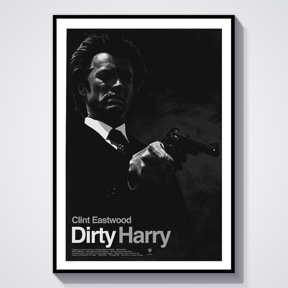 Flex Designs Poster Dirty Harry 5 x 7" Home Goods - Movie 1971 Movie Poster