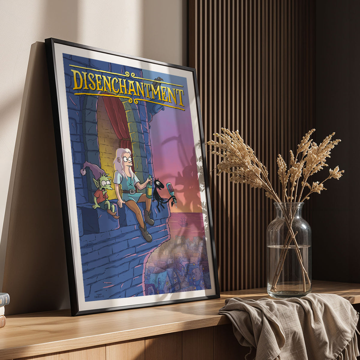 Flex Designs Poster Disenchantment 11 x 17" Home Goods - TV Show 2018 TV Show Poster