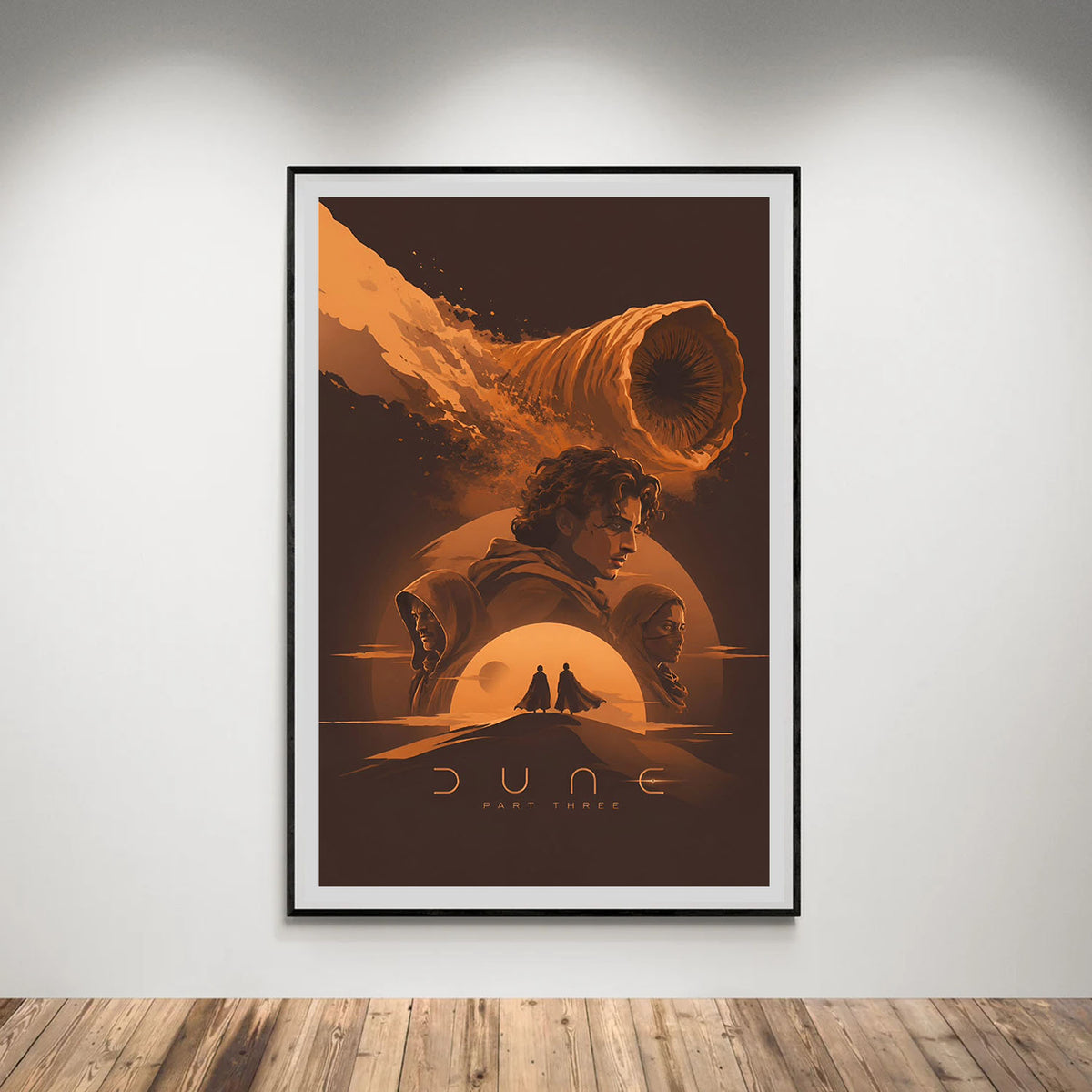 Flex Designs Poster Dune Part Three Minimalist 5 x 7" Home Goods - Movie 2026 Movie Poster