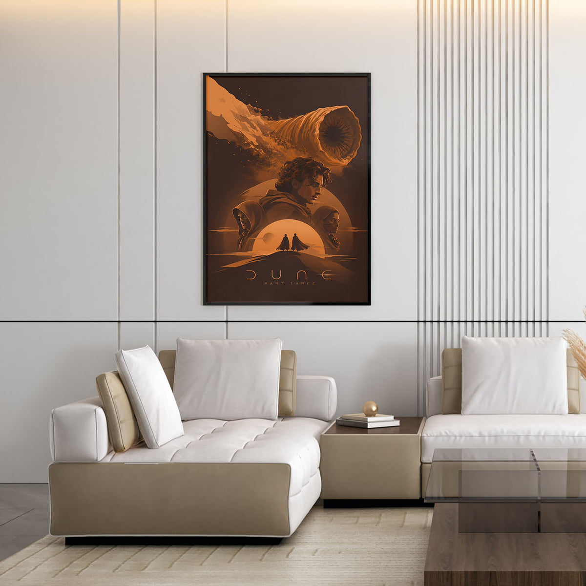 Flex Designs Poster Dune Part Three Minimalist 11 x 17" Home Goods - Movie 2026 Movie Poster
