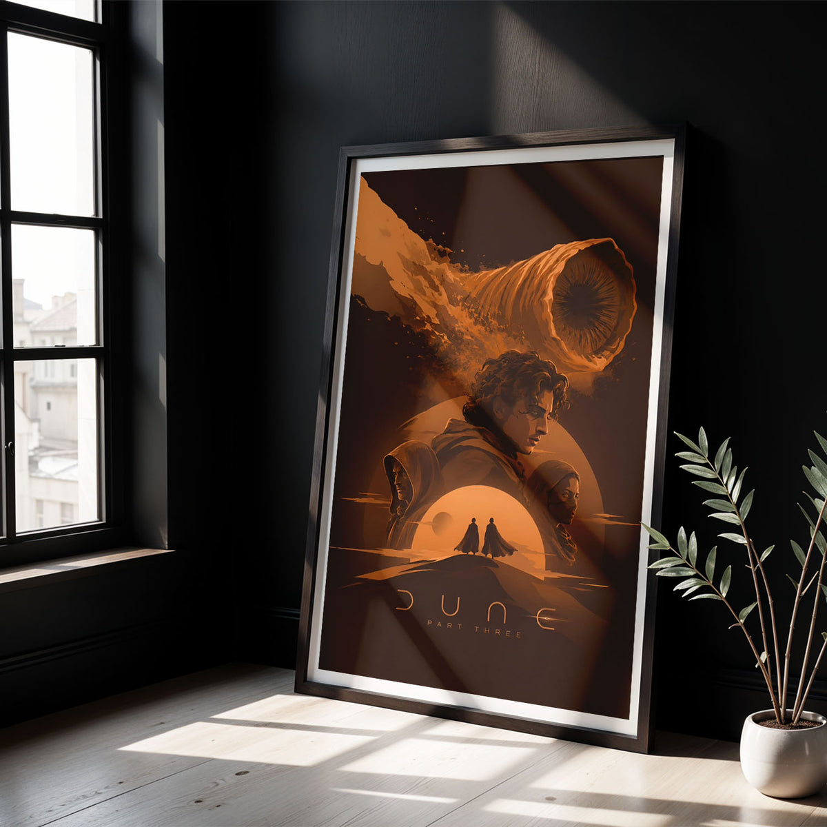 Flex Designs Poster Dune Part Three Minimalist 5 x 7" Home Goods - Movie 2026 Movie Poster