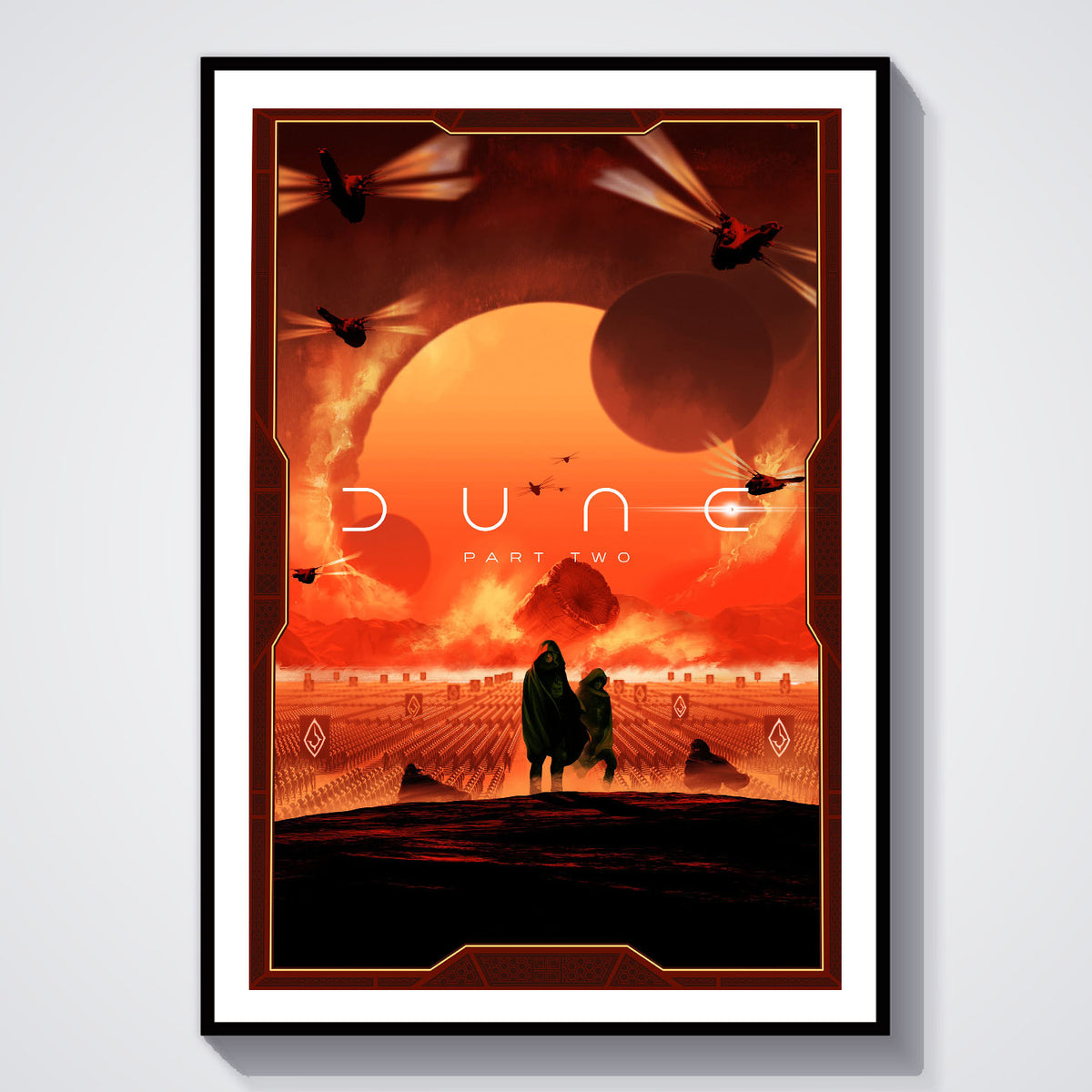 Flex Designs Poster Dune - Part Two Cover 5 x 7" Home Goods - Movie 2024 Movie Poster