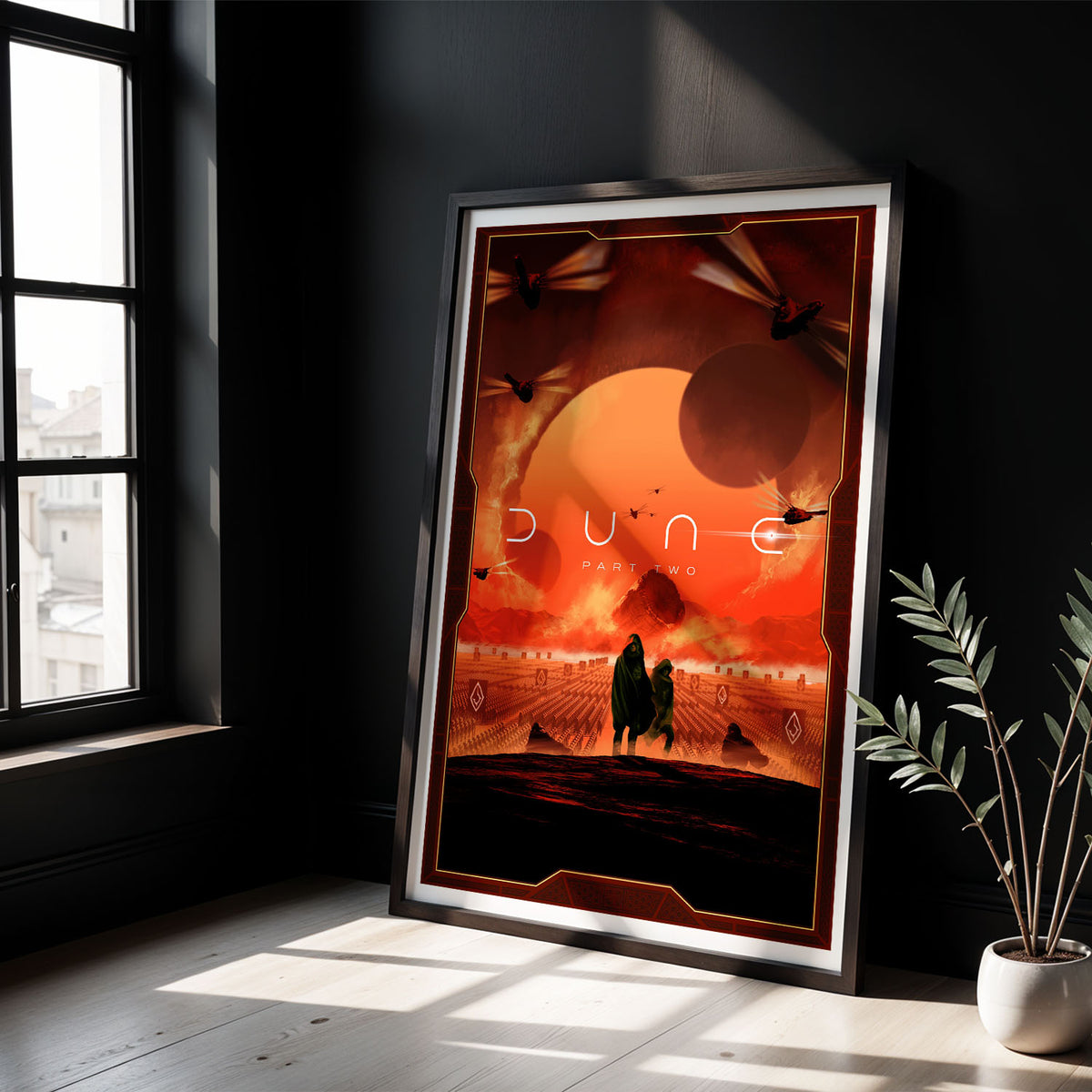 Flex Designs Poster Dune - Part Two Cover 5 x 7" Home Goods - Movie 2024 Movie Poster