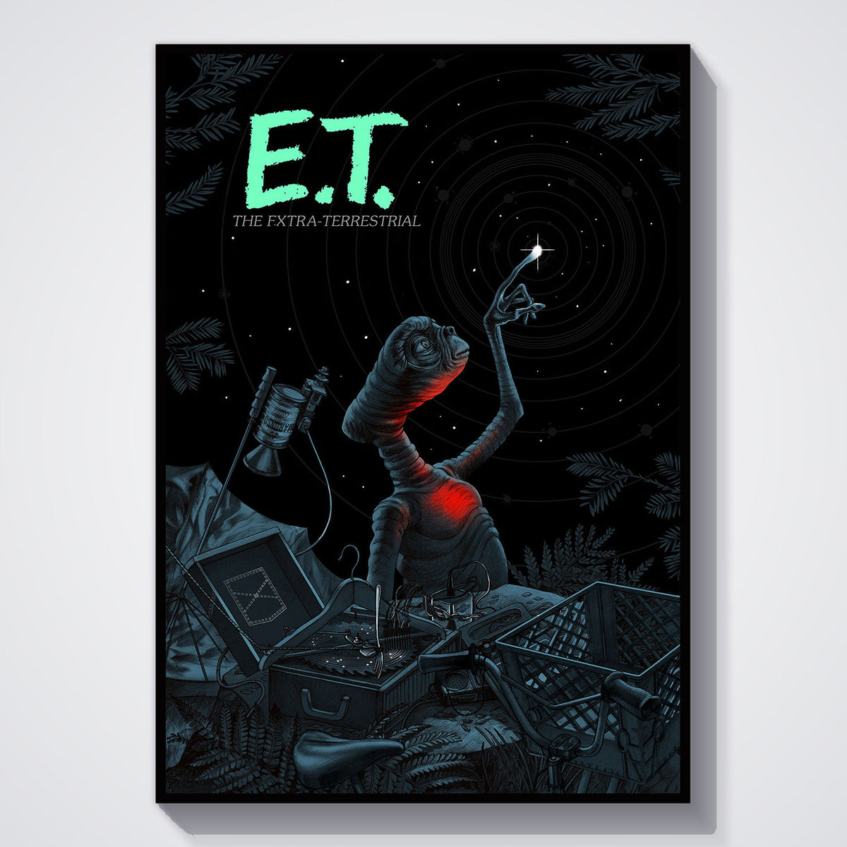 Flex Designs Poster ET the ExtraTerrestrial Sketch 11 x 17" Home Goods - Movie 1982 Movie Poster