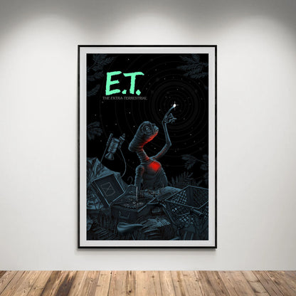 Flex Designs Poster ET the ExtraTerrestrial Sketch 5 x 7" Home Goods - Movie 1982 Movie Poster