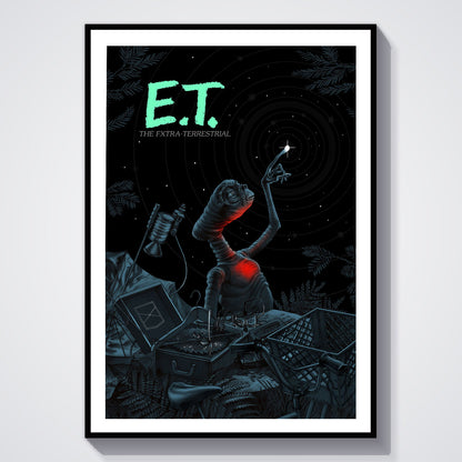Flex Designs Poster ET the ExtraTerrestrial Sketch 5 x 7" Home Goods - Movie 1982 Movie Poster