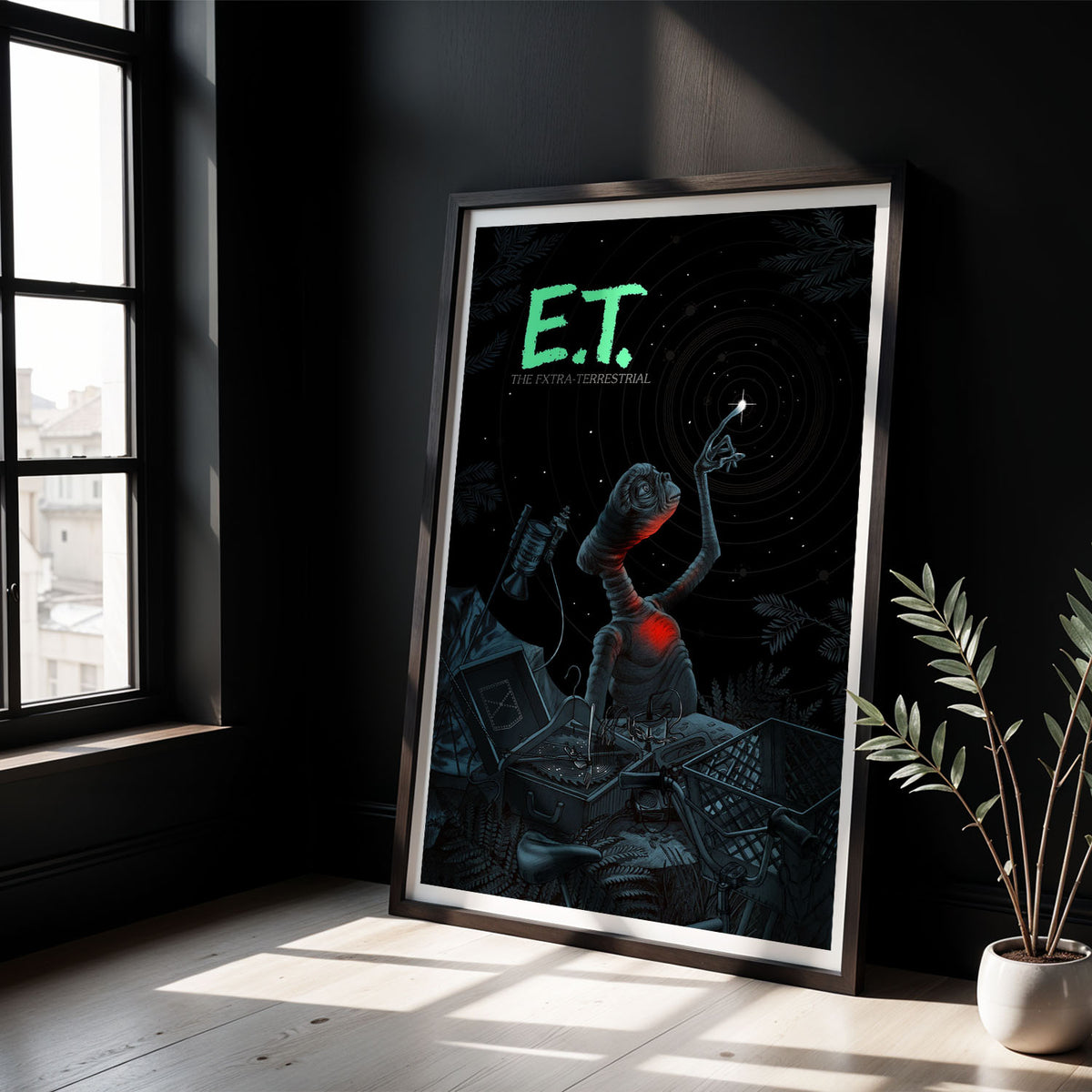 Flex Designs Poster ET the ExtraTerrestrial Sketch 5 x 7" Home Goods - Movie 1982 Movie Poster