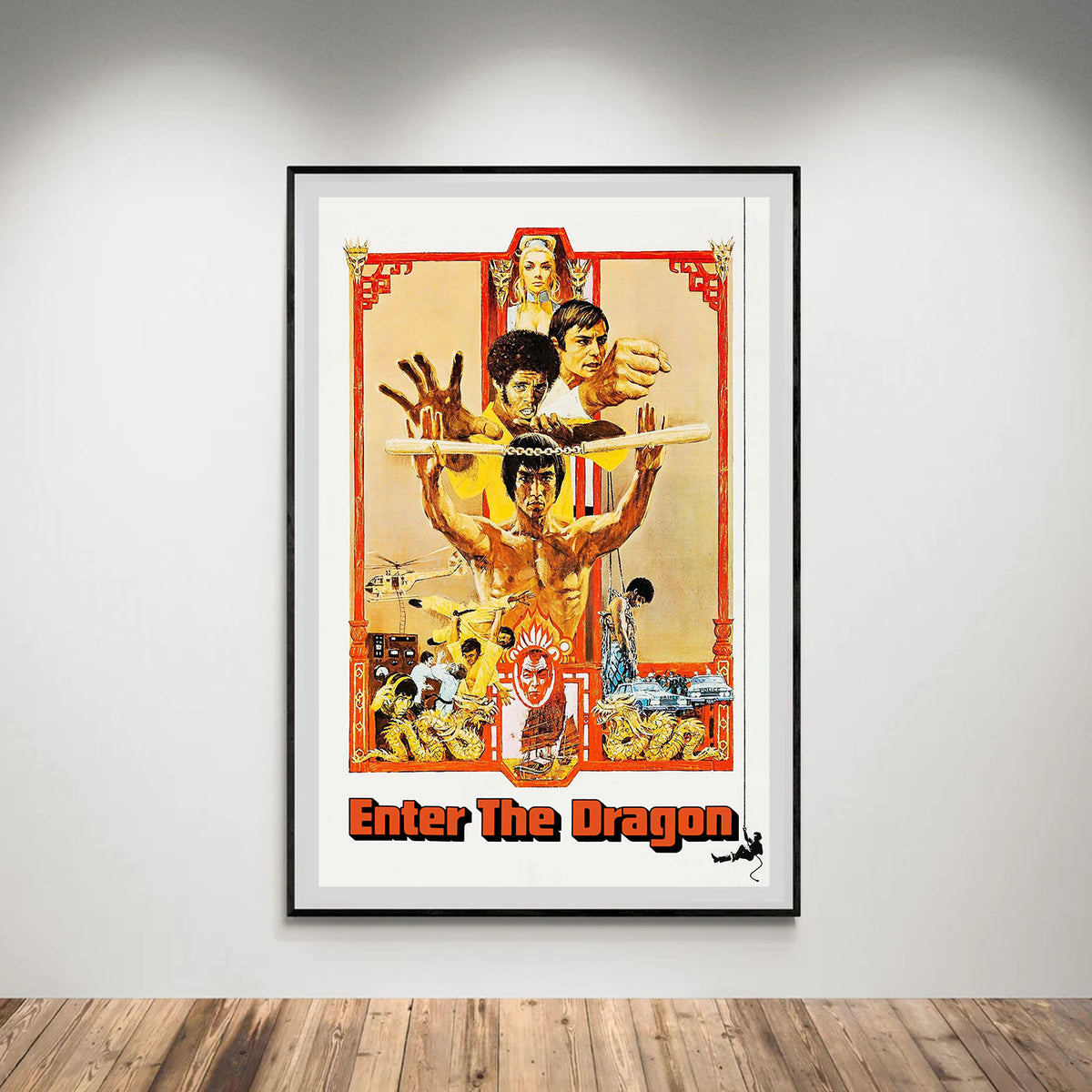Flex Designs Poster Enter the Dragon 5 x 7" Home Goods - Movie 1973 Movie Poster