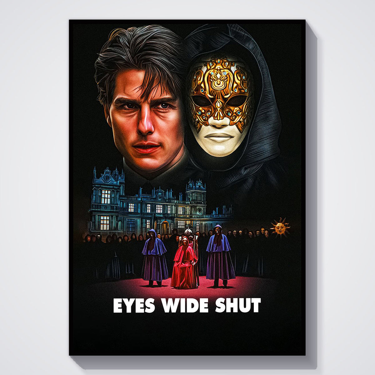 Flex Designs Poster Eyes Wide Shut 11 x 17" Home Goods - Movie 1999 Movie Poster