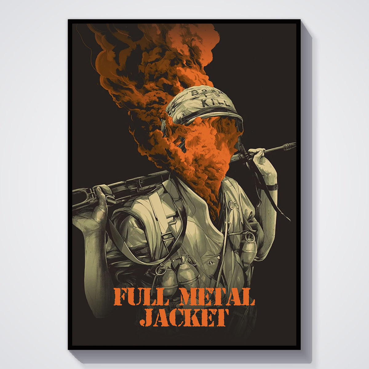 Flex Designs Poster Full Metal Jacket 11 x 17" Home Goods - Movie 1987 Movie Poster