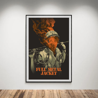 Flex Designs Poster Full Metal Jacket 5 x 7" Home Goods - Movie 1987 Movie Poster