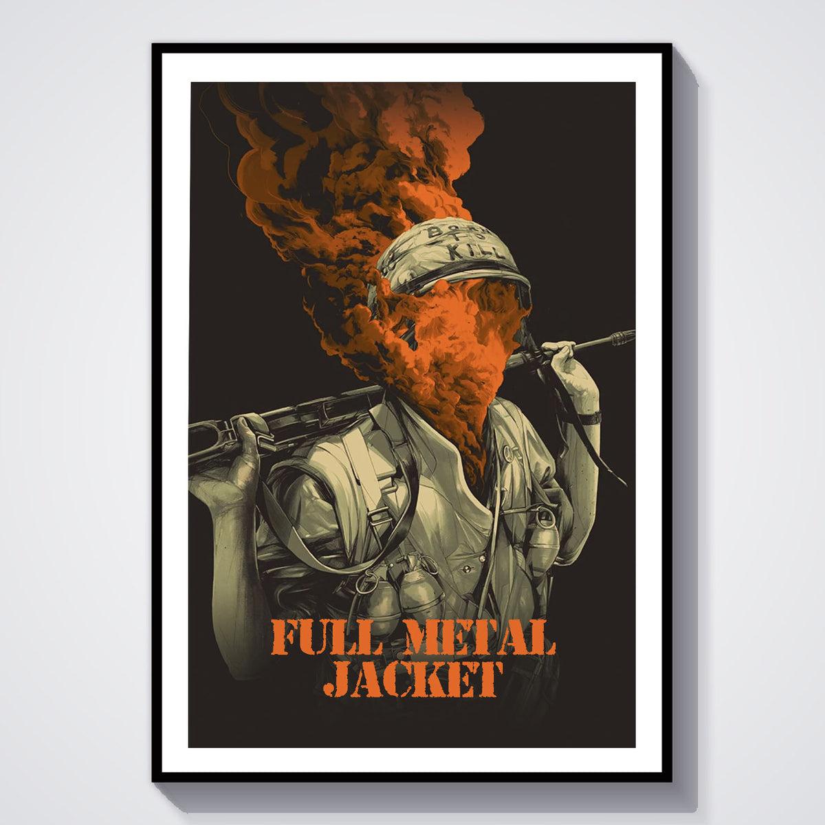Flex Designs Poster Full Metal Jacket 5 x 7" Home Goods - Movie 1987 Movie Poster