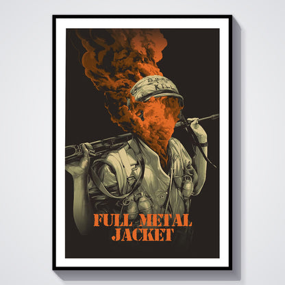 Flex Designs Poster Full Metal Jacket 5 x 7" Home Goods - Movie 1987 Movie Poster