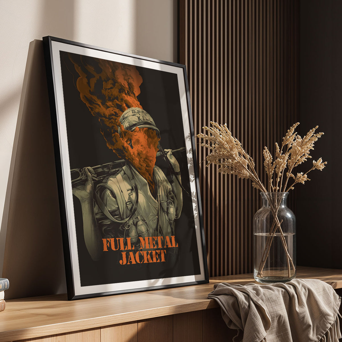 Flex Designs Poster Full Metal Jacket 11 x 17" Home Goods - Movie 1987 Movie Poster
