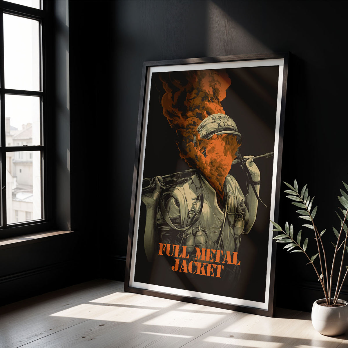 Flex Designs Poster Full Metal Jacket 5 x 7" Home Goods - Movie 1987 Movie Poster