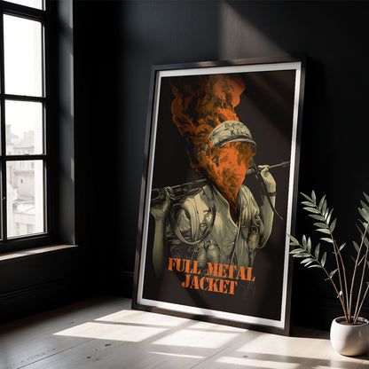 Flex Designs Poster Full Metal Jacket 5 x 7" Home Goods - Movie 1987 Movie Poster