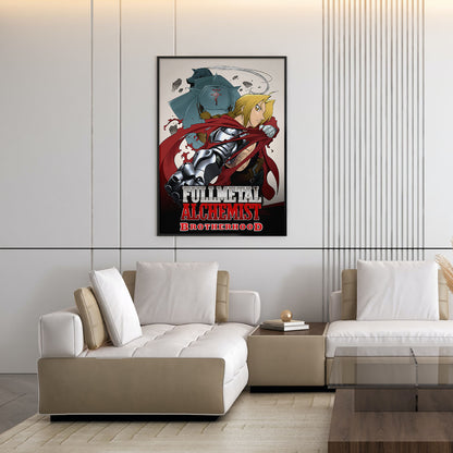 Flex Designs Poster Fullmetal Alchemist Brotherhood 11 x 17" Home Goods - TV Show 2009 TV Show Poster