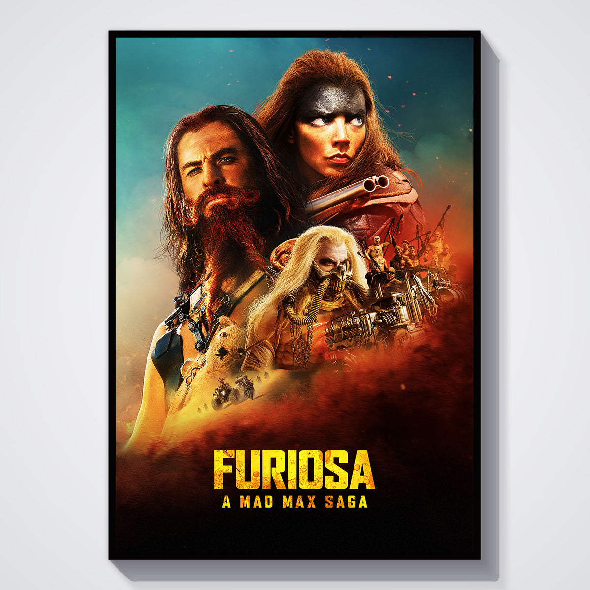 Flex Designs Poster Furiosa A Mad Max Saga 11 x 17" Home Goods - Movie 2024 Movie Poster