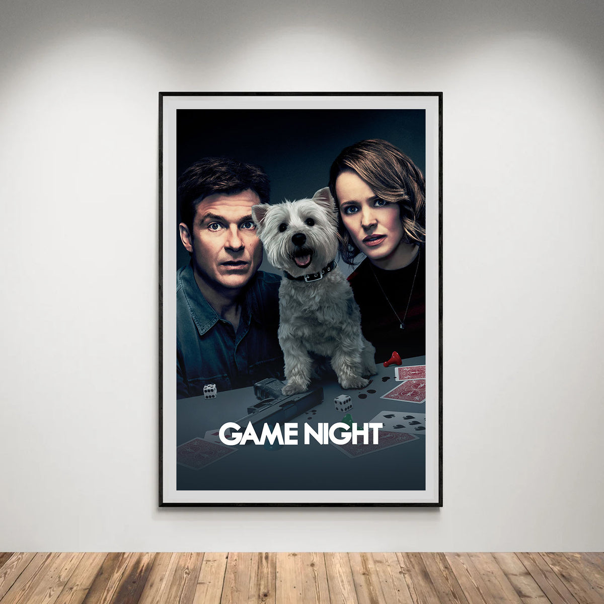 Flex Designs Poster Game Night 5 x 7" Home Goods - Movie 2018 Movie Poster