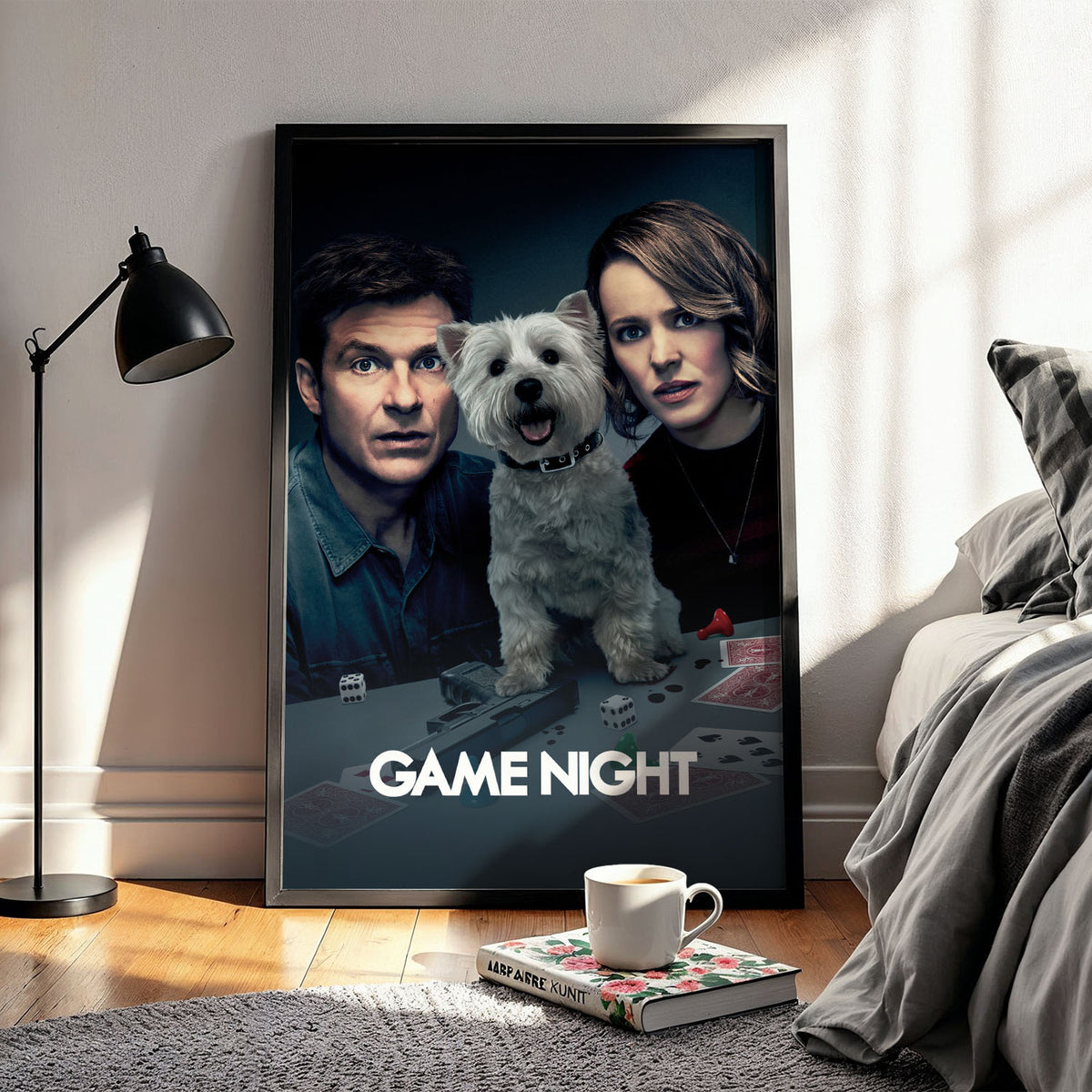 Flex Designs Poster Game Night 11 x 17" Home Goods - Movie 2018 Movie Poster