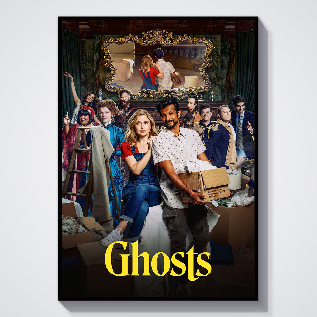 Flex Designs Poster Ghosts 11 x 17" Home Goods - TV Show 2021 TV Show Poster