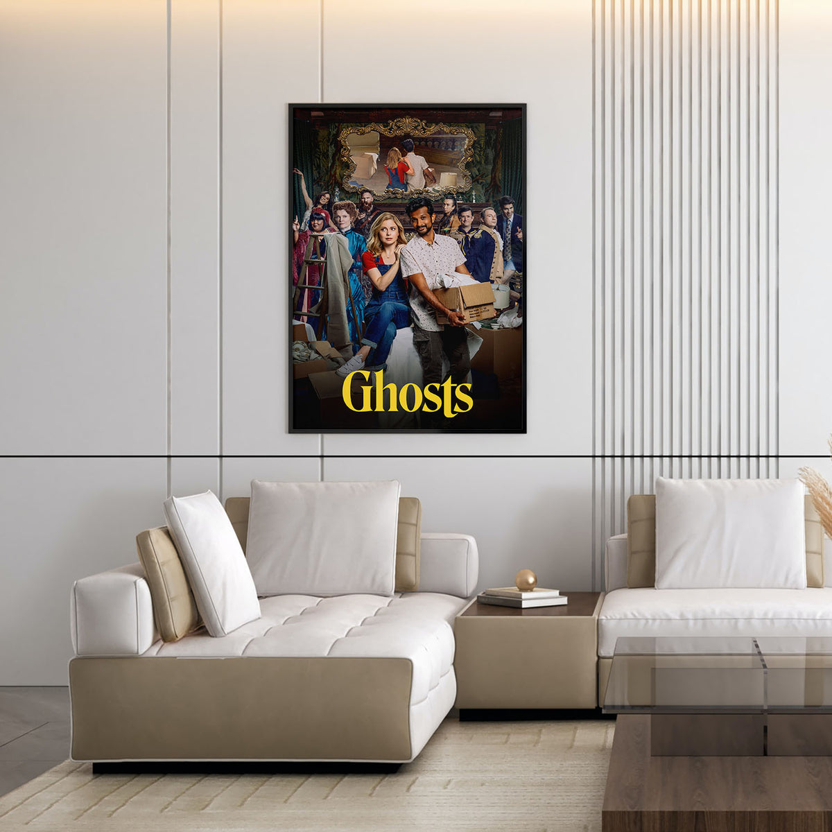 Flex Designs Poster Ghosts 11 x 17" Home Goods - TV Show 2021 TV Show Poster