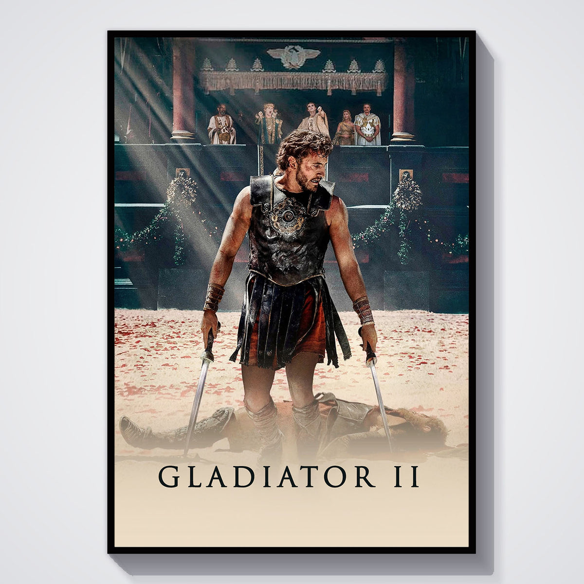 Flex Designs Poster Gladiator II Theatrical 11 x 17" Home Goods - Movie 2024 Movie Poster