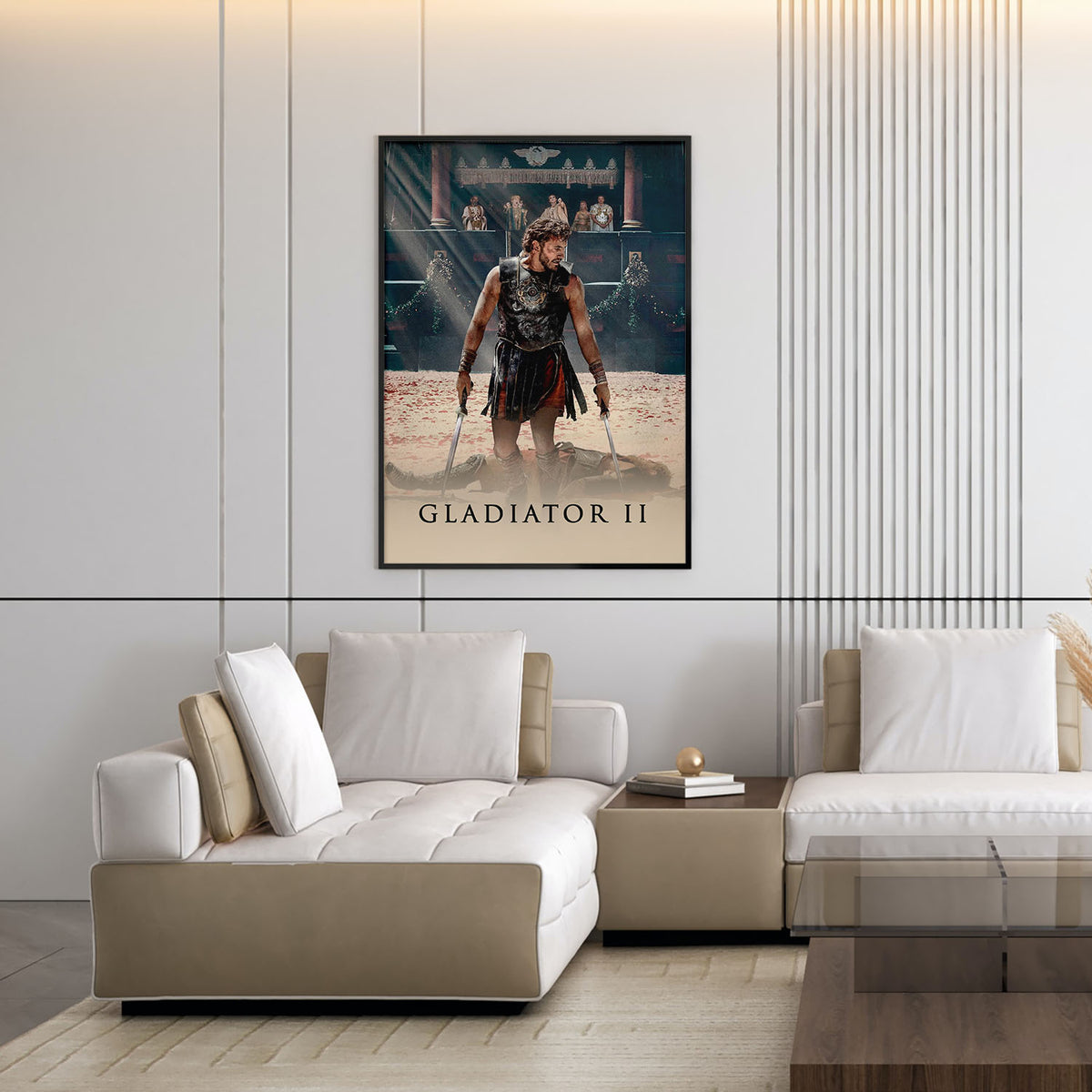 Flex Designs Poster Gladiator II Theatrical 11 x 17" Home Goods - Movie 2024 Movie Poster